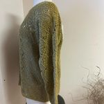 Forenza Vintage whimsical crochet knit green fairy top size M Photo 3