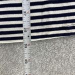 Motherhood  T Shirt Dress Striped Blue White Short Sleeve Midi Size Large Photo 4