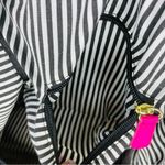 Betsey Johnson Rare  black and white baby diaper bag backpack purse baby bag Photo 8