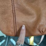 The Sak  Tan Brown Leather Hobo Crossbody Shoulder Bag Bohemian‎ Hippie Photo 6
