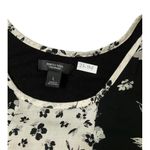 Simply Vera Wang Women Size Large Sleeveless Floral Black Tank Top 27-130 Photo 3