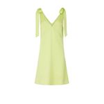 Stine Goya Rosario Tie Strap Satin Dress Yuzu Green Womens Size Medium Photo 13