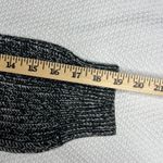 Ellen Tracy  Womens Size Large Black Marl Ribbed Knit Crew Neck Pullover Sweater Photo 4