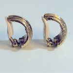 Oscar de la Renta  Vintage Gold Clip Earrings Photo 2