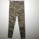 ZARA NWT  snakeskin straight leg skinny jeans Photo 4