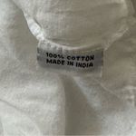 Ro’s Market by Roberta Freymann XS White Cotton Gauzy Embroidered Tank Dress Photo 6