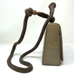 Rafael Sanchez Snake Print Leather Shoulder Crossbody purse, vintage, NWOT Photo 6