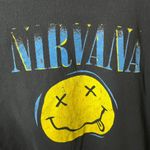 Urban Outfitters Nirvana Band T Shirt Adult Black Large L Graphic Tee Photo 6