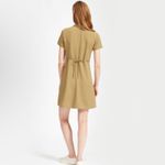 Everlane ‎ The Japanese GoWeave Notch Shirtdress Collar Mini Short Sleeve NWT 00 Photo 8
