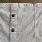 American Eagle Dress Womens Size Large Cream Corduroy Mini Button Down Tank Photo 1