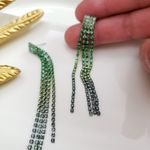 ZARA New! 's Night Out Glass Gems Earrings Photo 9