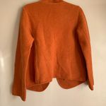 Eileen Fisher Orange Blazer Lambswool Cotton Cardigan Women Size M Winter Photo 4