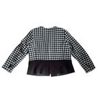 Talbots Houndstooth Blazer Jacket Colorblock Wool Blend Size 14 Petite Photo 2
