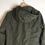 Sly military spirit of freedom parkas zip and buckle up jacket size medium Green Photo 11