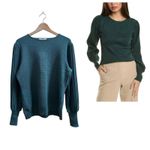 Nanette Lepore  New Knit Evergreen Long Sleeve Sweater Top Size 1X Sparkle Photo 2