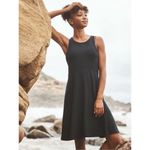 Athleta NWT  Santorini Thera Dress in Black Size L Photo 2