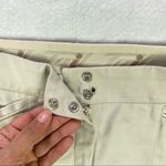 Tail Womens Pants Size 6 Stretch Beige High Rise‎ Straight Leg Cropped Photo 4