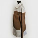 Pearl By Lela Rose 100% Wool Long Sleeve Blouse, Size XS New Brown Photo 9