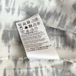 Escada Sport Black White Mixed Media Pleated Abstract Short Sleeve Dress Size 38 Photo 12