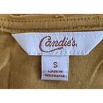 Candie's Candie’s~ V-Neck Sleeveless ~ Size Small ~ Gold Yellow Photo 6