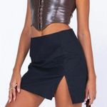 Princess Polly MOTEL SHENY MINI SKIRT BLACK size xxs Photo 0
