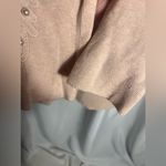 Siren Lily  Maternity Woman’s Sweater Soft Pink Open Sleeve Pearl Accent Size 2XL Photo 3