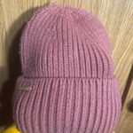Steve Madden  Ribbed Knit Beanie in Warm Brown Photo 0