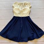 B Darlin NWOT - B. Darlin - Women’s/Youth Lace Top Mini Twirl Dress - Size 5/6.  Photo 1