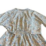 Lucky Brand Belted Dress Short Sleeve Pockets Boho Paisley Print Size XL Women's Photo 8