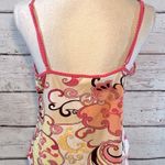 CALIFORNIA DYNASTY Camisole Top Retro Pattern Photo 1