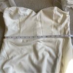 Lulus NWOT  Everlasting Desire White Mesh Pearl Off-the-Shoulder Maxi Dress Photo 7