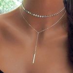 Silver Layered Choker Necklace Photo 0