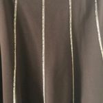 Sunny Leigh Brown‎ flared winter skirt with white stitching Photo 1
