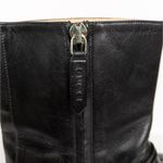 Gucci Tiarah Black Leather Platform Boots G Logo Square Toe Women's EU 37.5 Photo 10