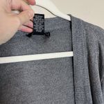 Women's Cardigan Sparkly Shimmer 3x Holiday New Years Open Front Long Line Plus Gray Size undefined Photo 4