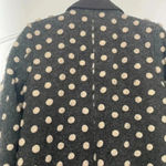 Modcloth  Salient Style Wool Coat Polkadot Gray Sz XS Photo 11