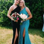 Mori Lee  Teal Prom Dress  Photo 3