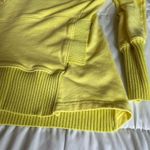 Bucketlist washed French terry cloth oversized solid hoodie yellow in medium Photo 2