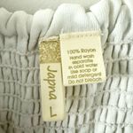 Japna  Maxi Dress with Embroidery Detail in Gray and White Stripe Size L Photo 3