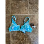 California Waves  Bikini Top Blue Tie Dye
Size Medium Photo 1