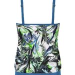 Amoena Modern Jungle Blouson Top | Twilight Blue / Leafy Green | Size 8 Photo 2