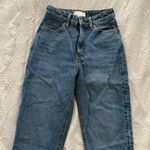 H&M  High Waisted Straight Leg Ankle Jeans Photo 1