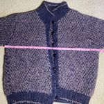 Peruvian Connection Brown 100% Wool Cardigan ( S ) Photo 7