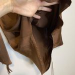 Wildfox NWT Split Second Mini Dress in Chocolate Small Photo 4