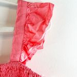 Old Navy Sleeveless Square Neck Full Smocked Fitted Tank Top Ginger Rose Pink XL Photo 9