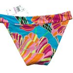 Trina Turk Poppy Banded Hipster Bikini Bottom Floral Blue Colorful 6 Photo 3