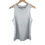 Nike Dry Training Tank Top Dri-Fit Sleeveless Athletic Workout Wolf Gray Photo 1