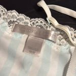 Victoria's Secret Light Blue and White Striped Chemise / teddy Photo 4