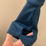 Athleta  Uptempo Teal/Black Marled Hoodie Long Sleeve Top Photo 3