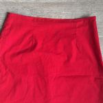 STAUD Red Poplin Stretch Photo 4